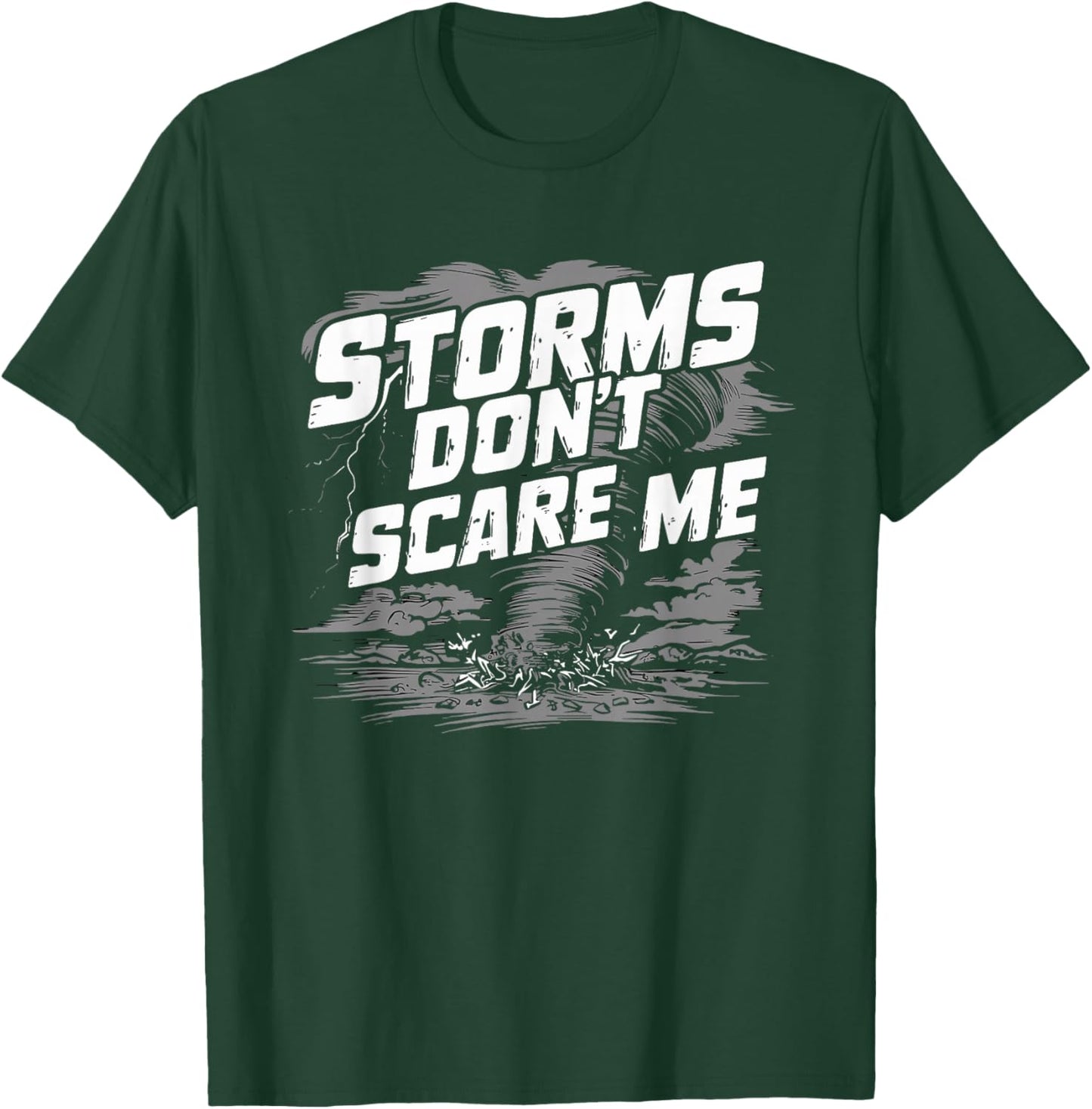 Extreme Weather Tornado Hunting Enthusiast Storm Tracker T-Shirt - T-Shirt | Forest