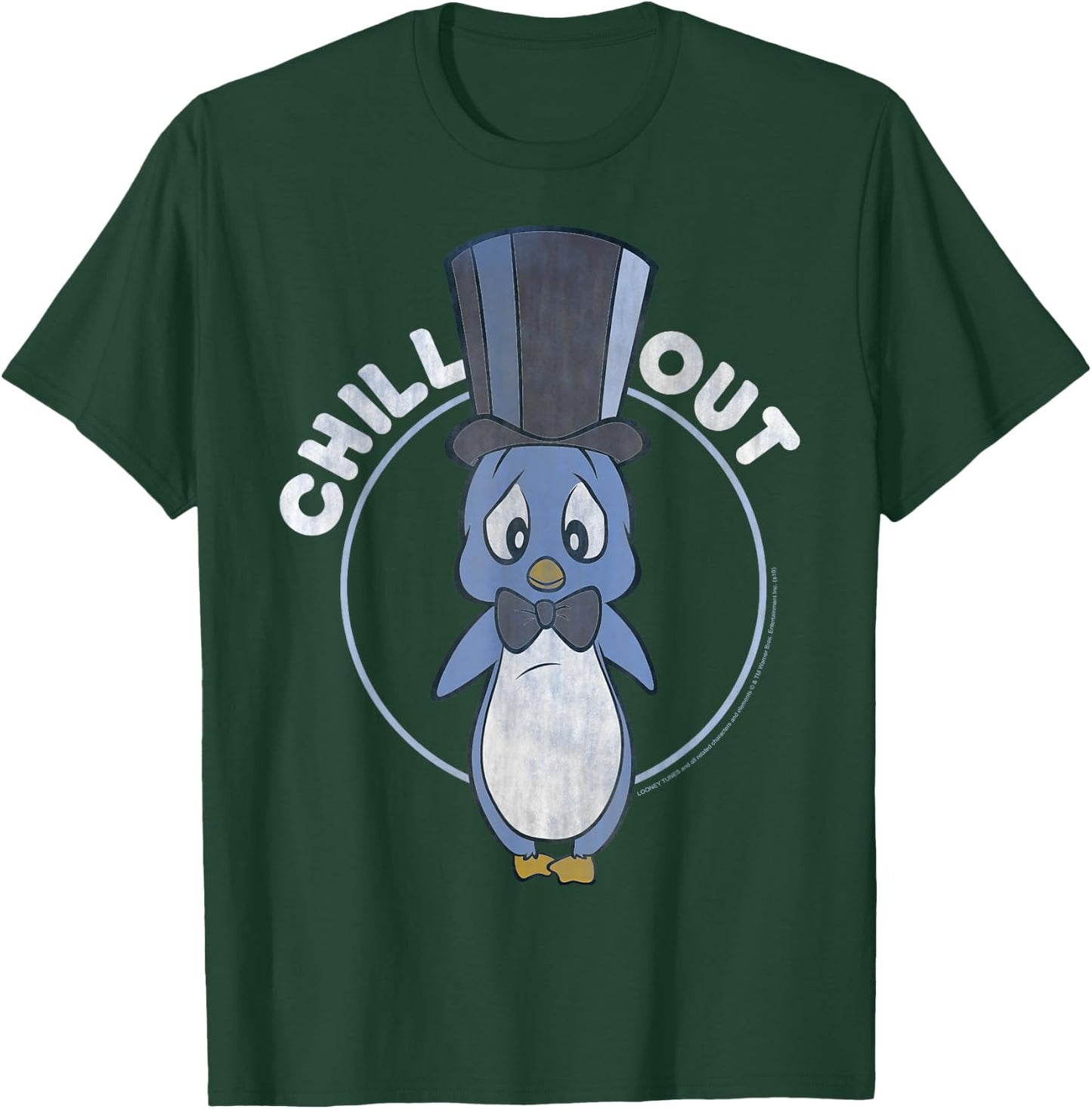 Looney Tunes Penguin Chill Out Portrait T-Shirt - T-Shirt | Forest