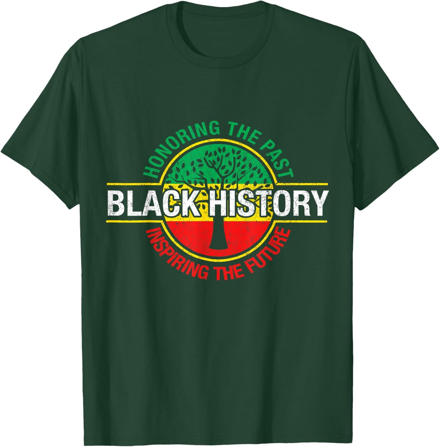 Black History Month Proud African American Black Pride T-Shirt - T-Shirt | Forest