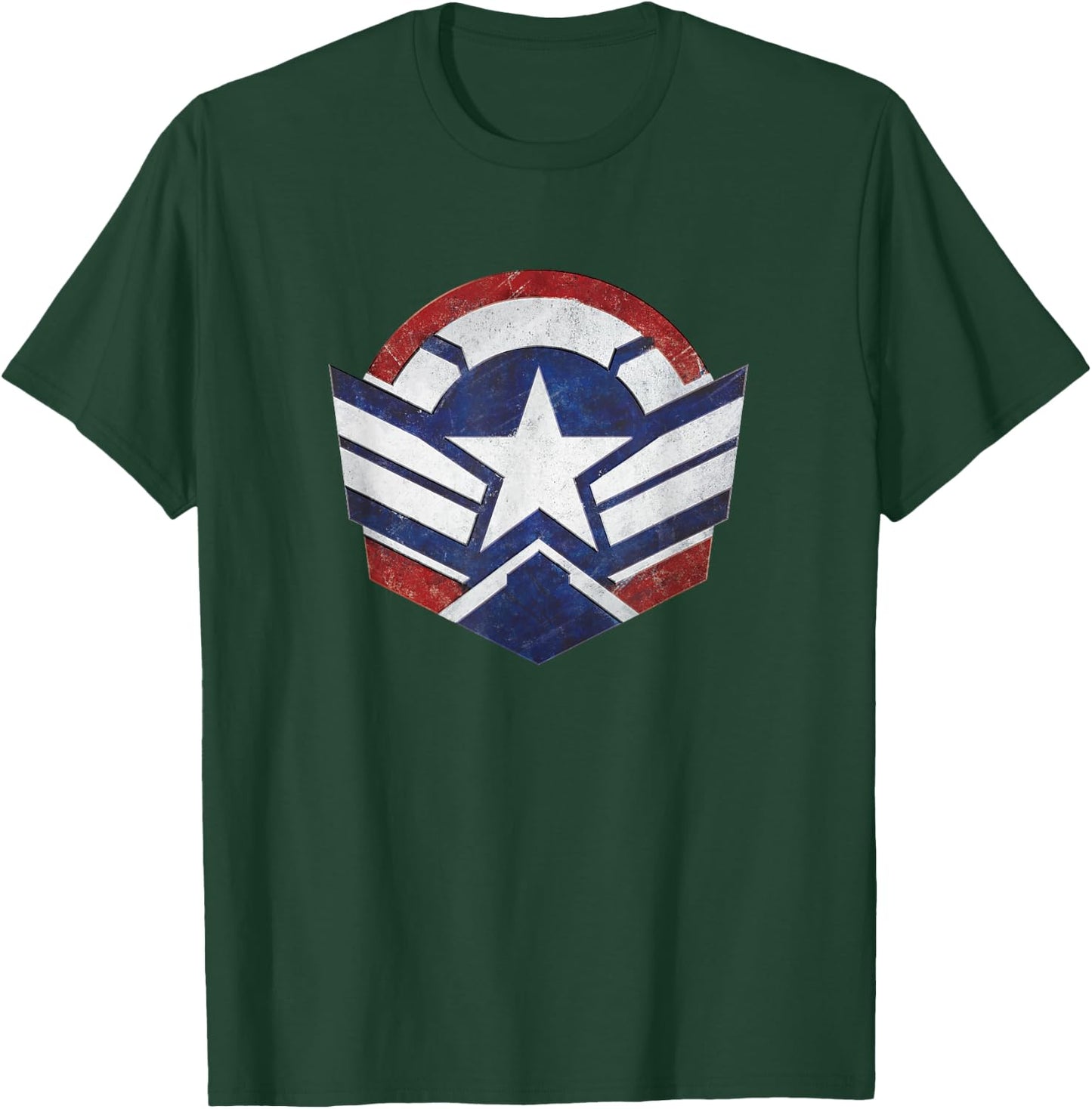 The Falcon and The Winter Soldier Captain America Star Icon T-Shirt - T-Shirt | Forest