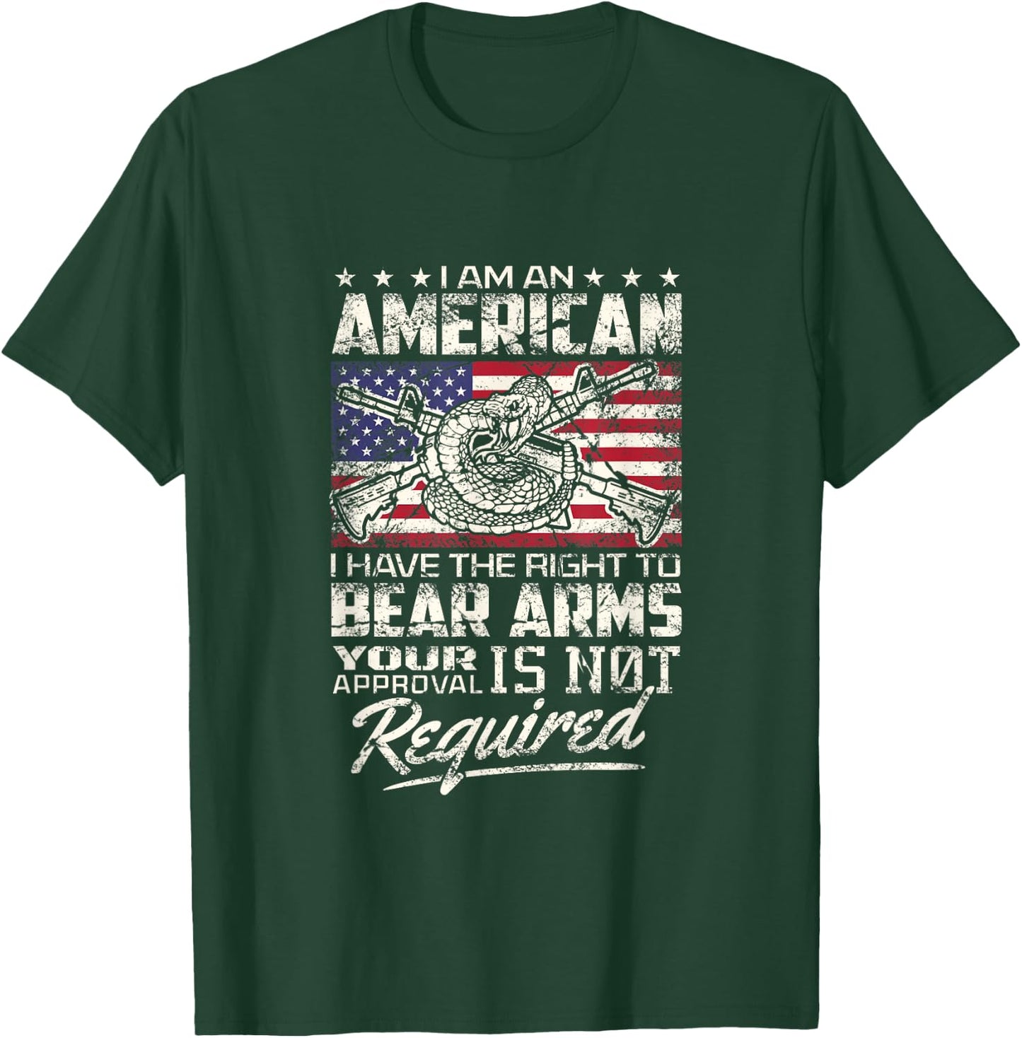 Patriotic Gun Owner 2nd Amendment Support I will not comply T-Shirt - T-Shirt | Forest
