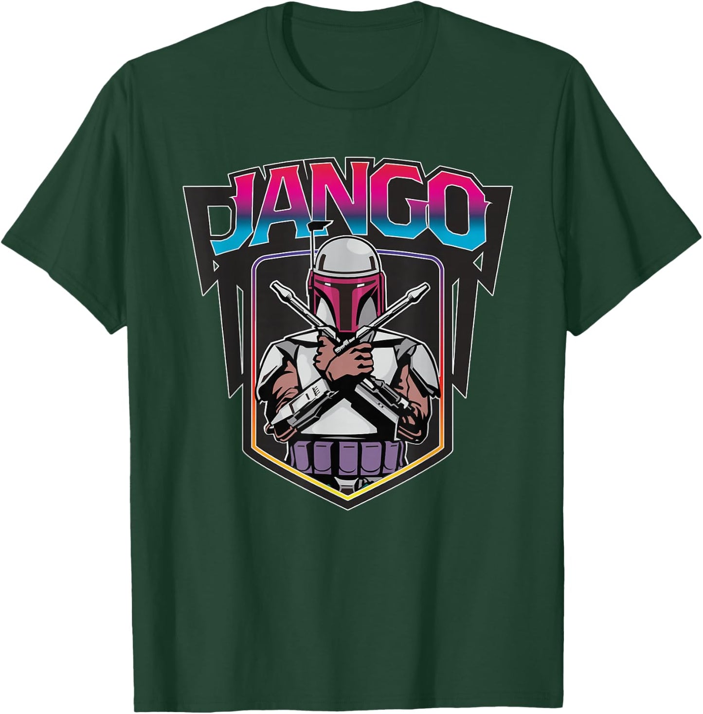 Star Wars Meet Jango Fett Mandalorian Icon T-Shirt - T-Shirt | Forest