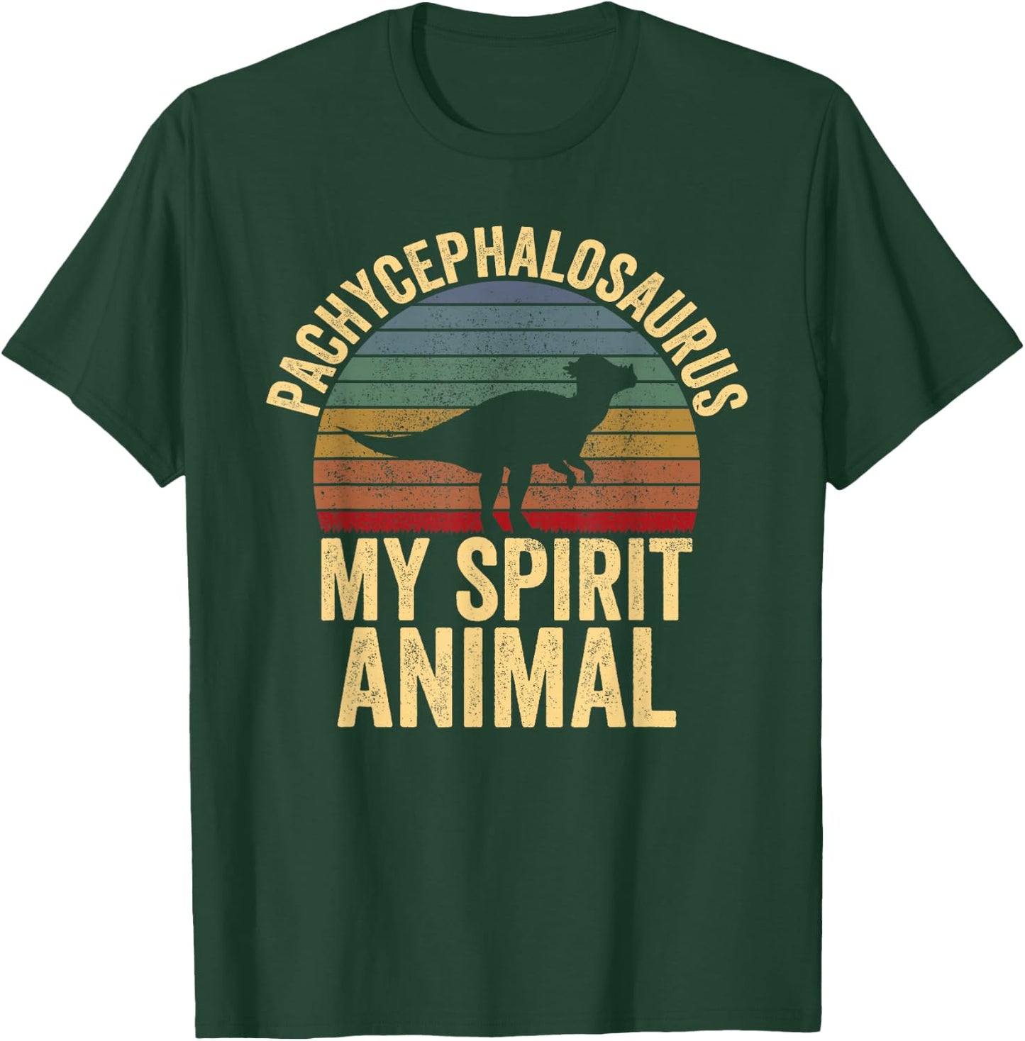Pachycephalosaurus Is My Spirit Animal Dinosaur Lover T-Shirt - T-Shirt | Forest