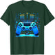 Jewish Video Game Console Gamer Hanukkah Chanukah Menorah T-Shirt - T-Shirt | Forest