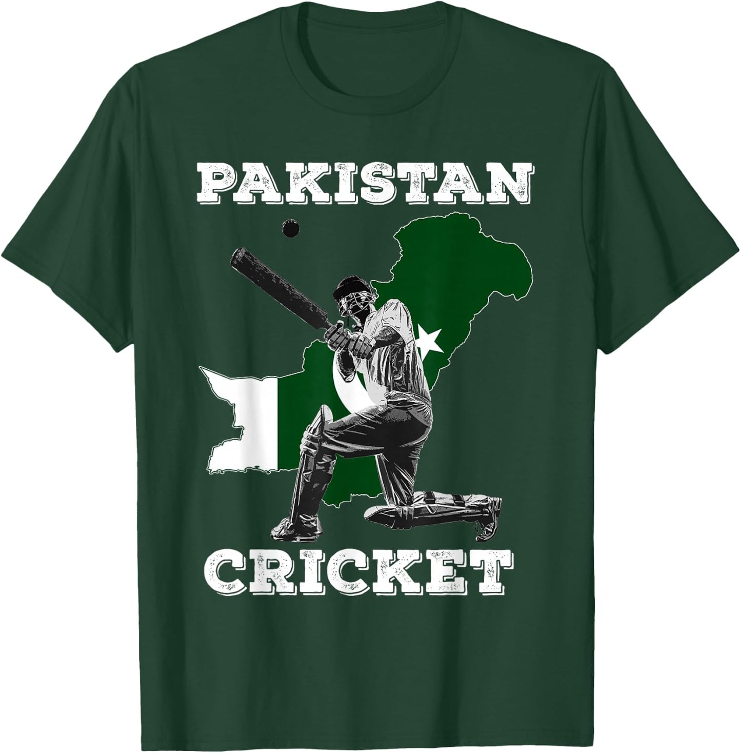 Pakistani Cricketer Men, Women and Youth Pakistan Cricket T-Shirt - T-Shirt | Forest