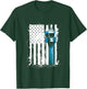 Air Traffic Controller US Flag ATC Flight Control T-Shirt - T-Shirt | Forest