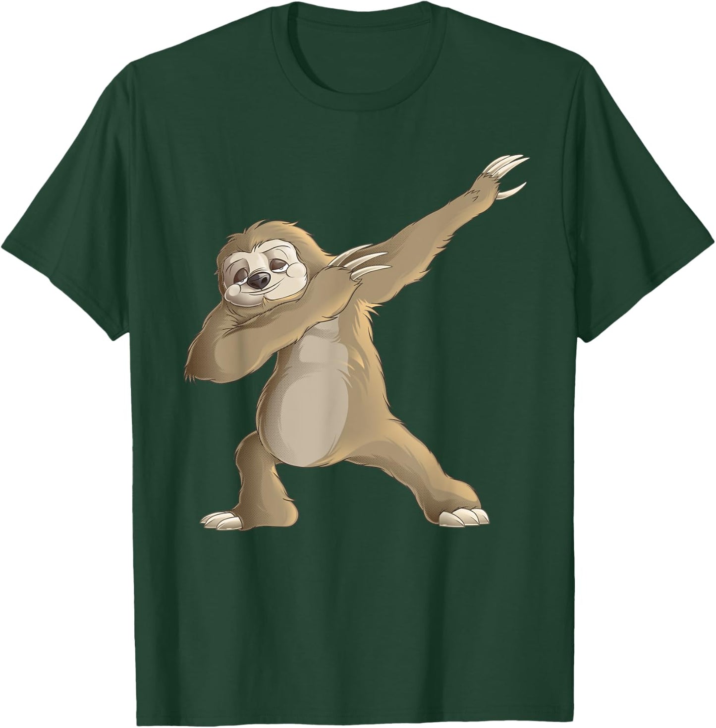 Dabbing Sloth - Funny Slow-Moving Animal Gift T-Shirt - T-Shirt | Forest