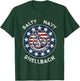 Navy Salty Shellback American Flag and Anchor T-Shirt - T-Shirt | Forest
