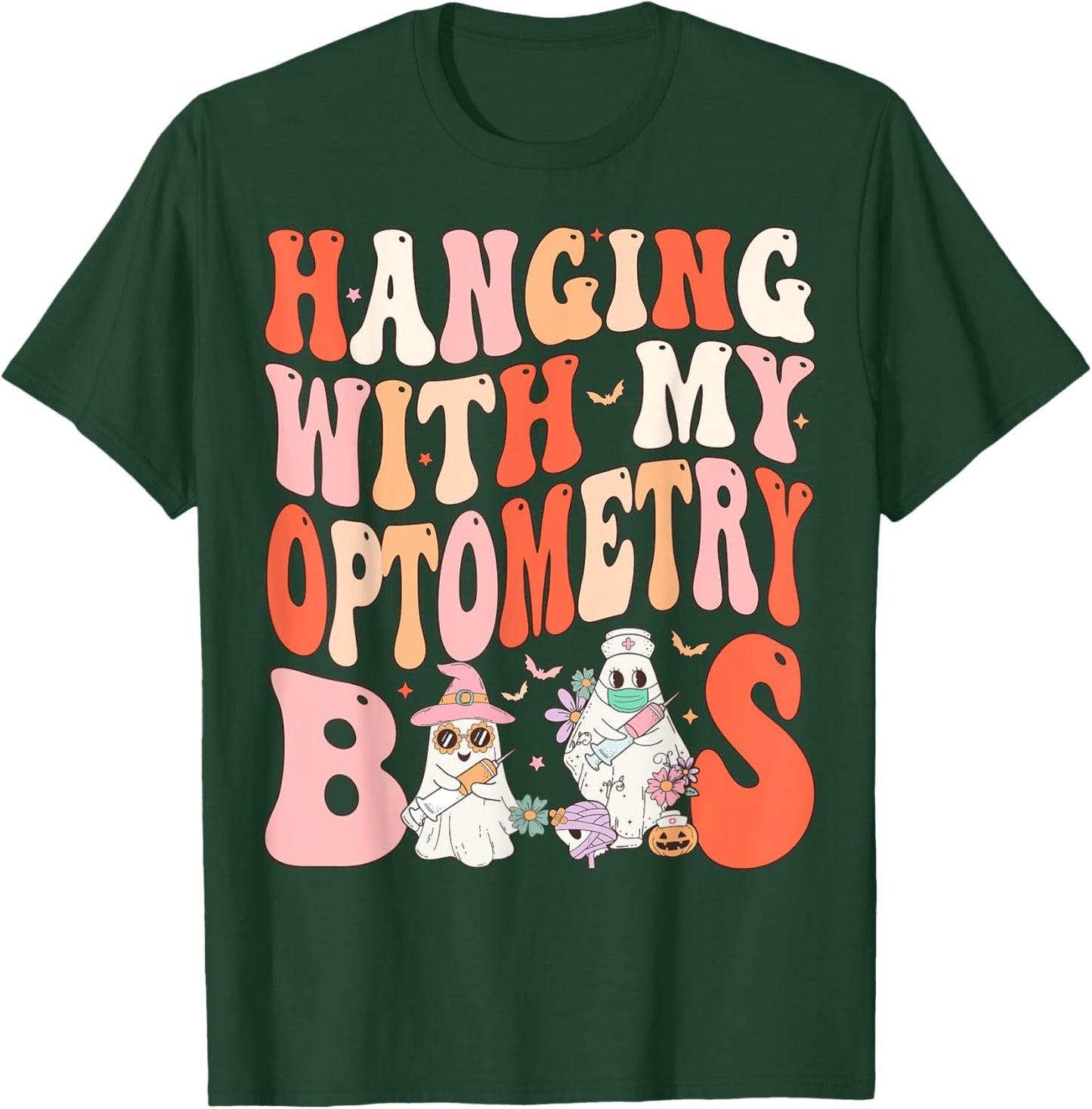 Funny Optometry Halloween Optometrist Eye Doctor T-Shirt - T-Shirt | Forest