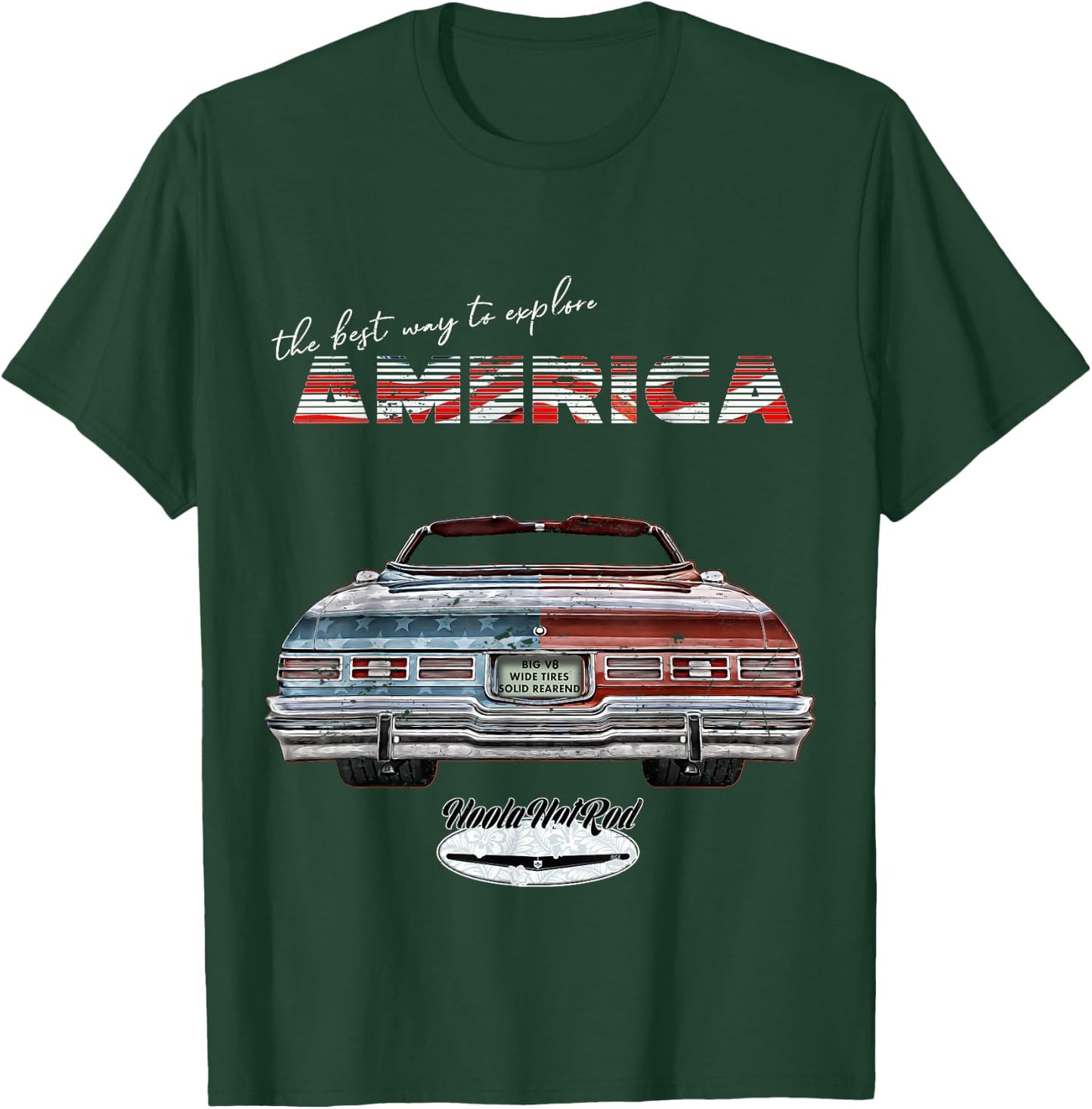The best way to explore America,1975 Caprice,Impala,Belair T-Shirt - T-Shirt | Forest