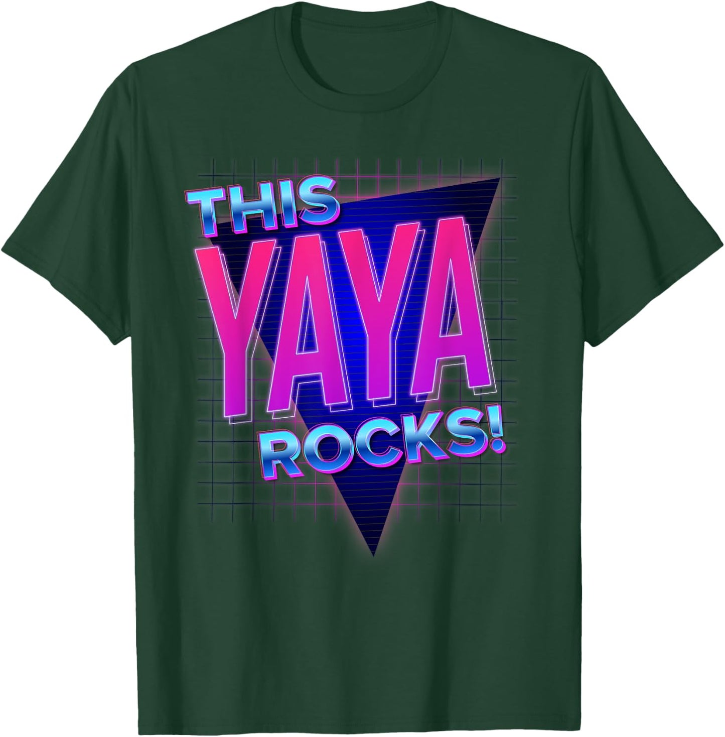 This Yaya Rocks - Rock'n Grandma T-Shirt - T-Shirt | Forest