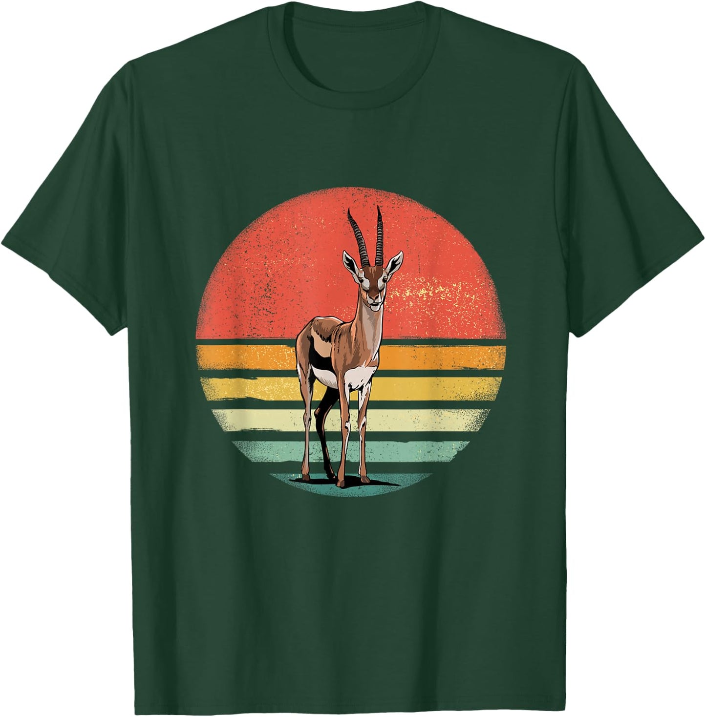 Retro Vintage Gazelle Animal - Gazelle Lover T-Shirt - T-Shirt | Forest