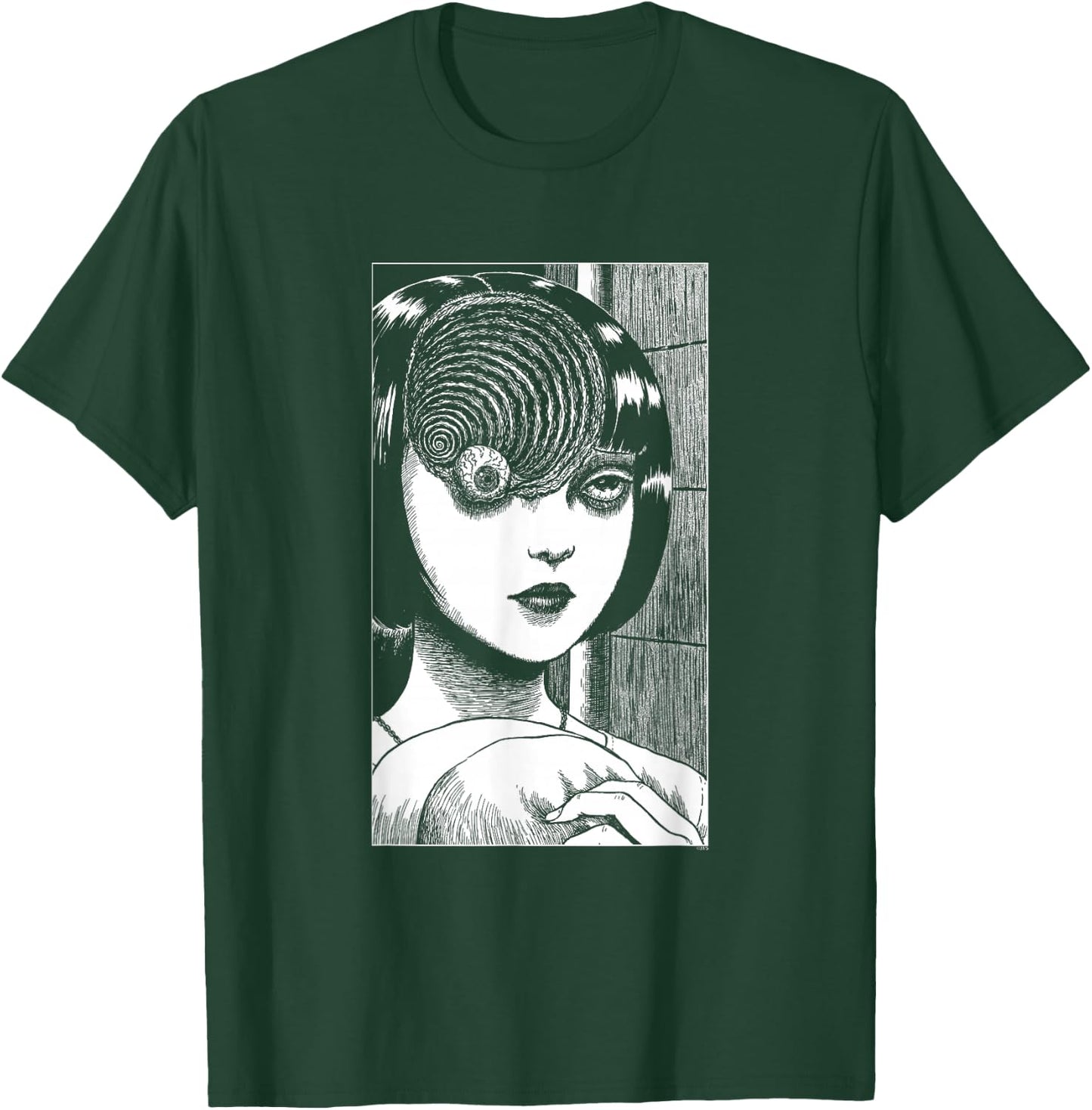 Uzumaki Scar Spiral Girl T-Shirt - T-Shirt | Forest