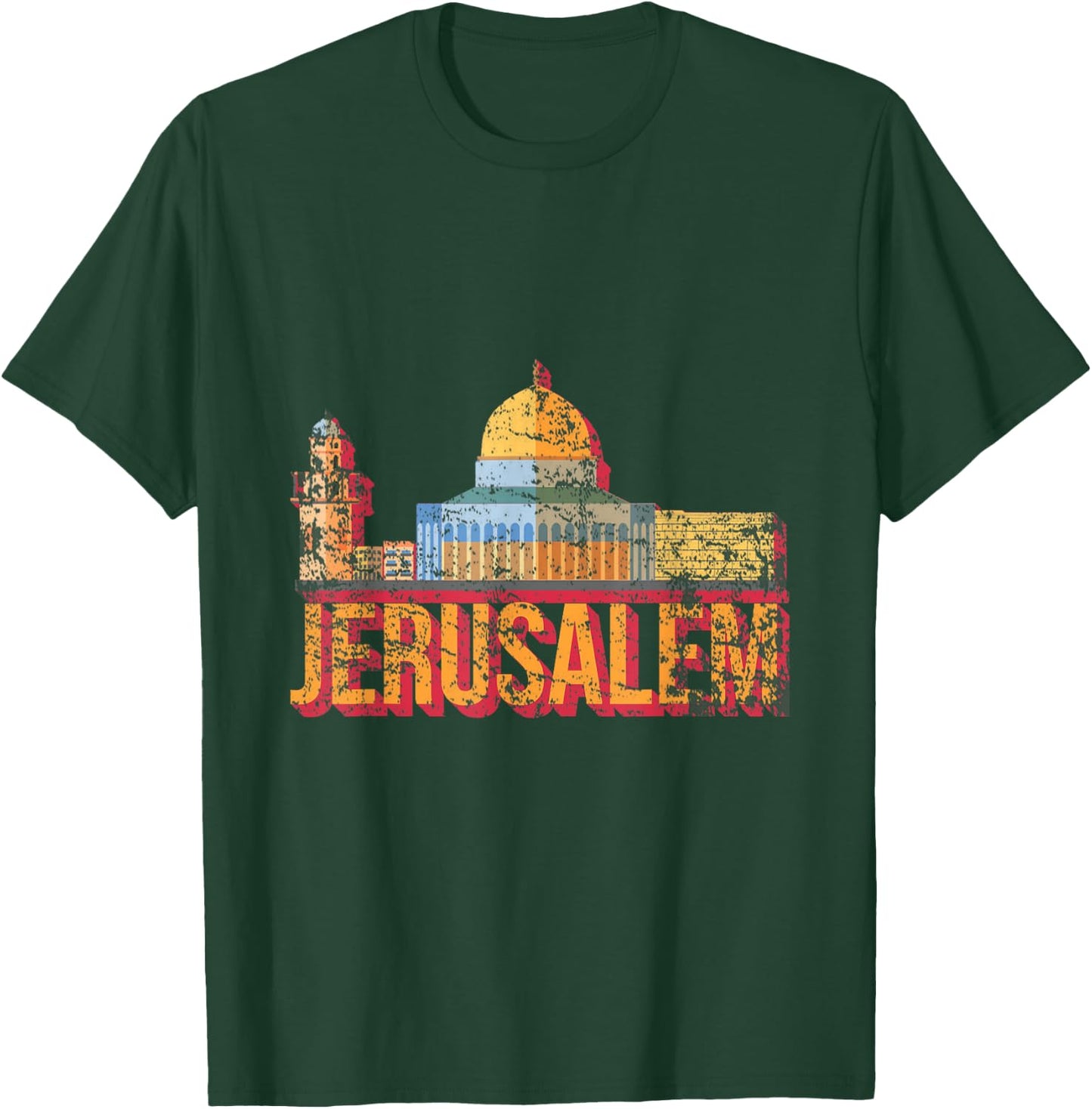 Jerusalem Israel T-Shirt - T-Shirt | Forest