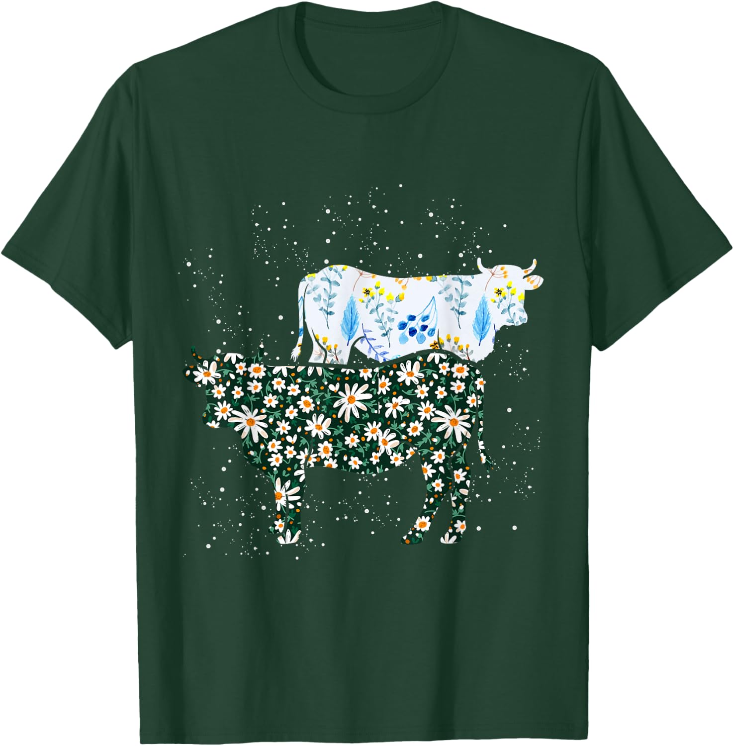Vintage Cow T-Shirt - T-Shirt | Forest
