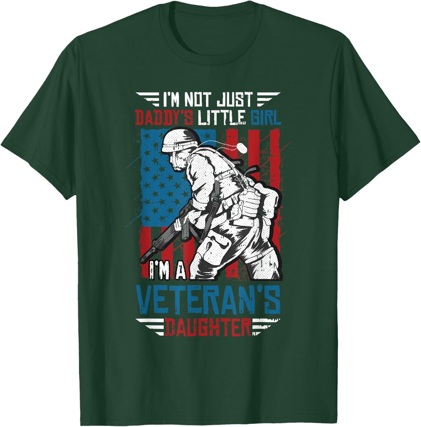 Veteran Daughter Month Of The Military Child Army Kids T-Shirt - T-Shirt | Forest