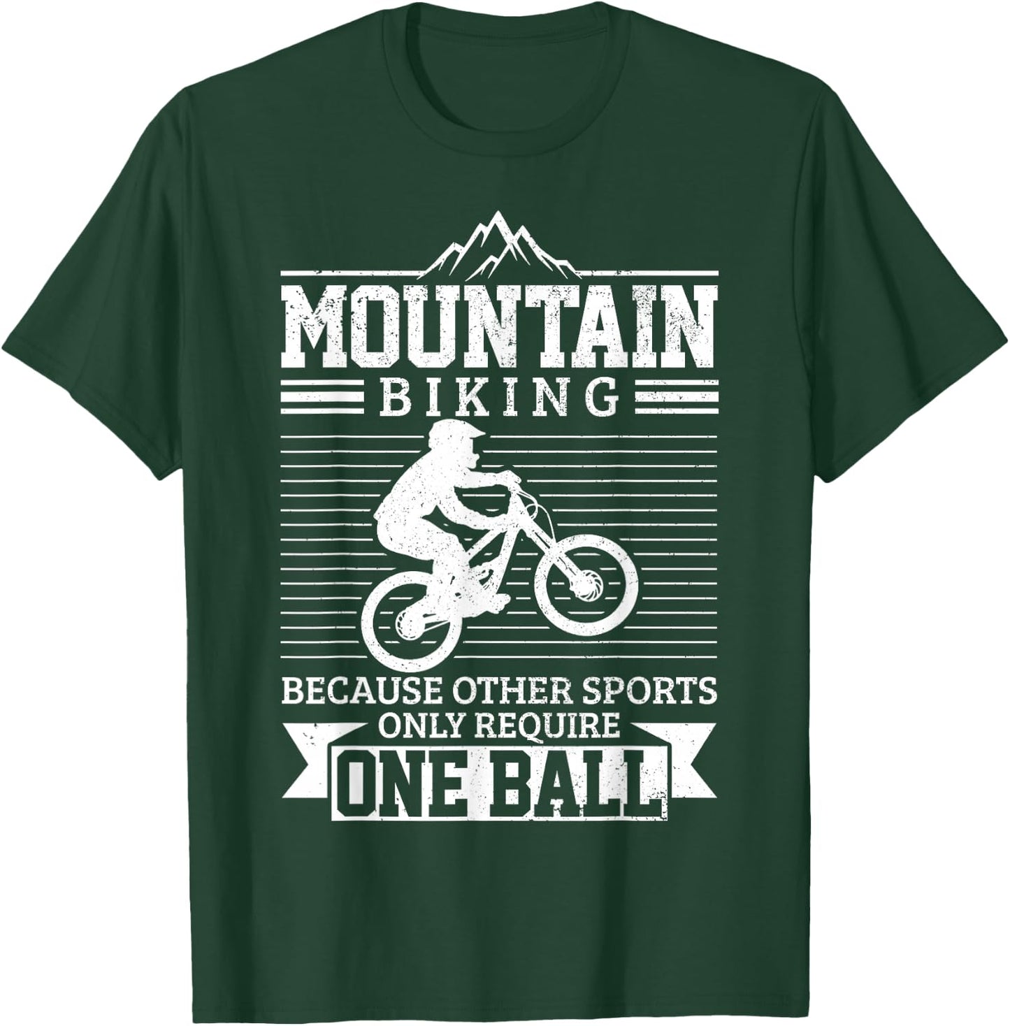 Mountain Bike MTB Downhill Freeride Mountain Biker Gift T-Shirt - T-Shirt | Forest