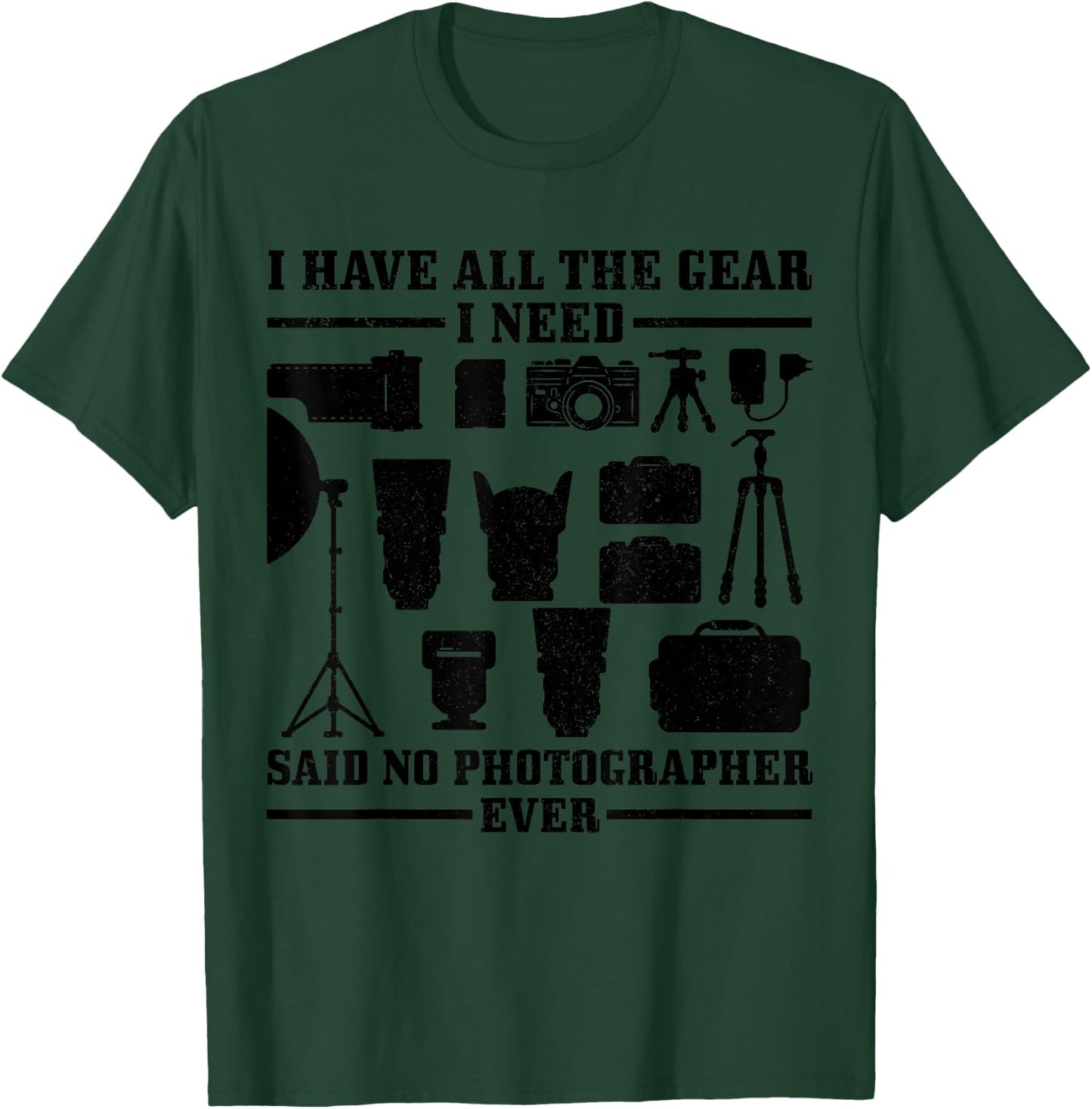 Photographer Gift Camera Funny Photography T-Shirt - T-Shirt | Forest