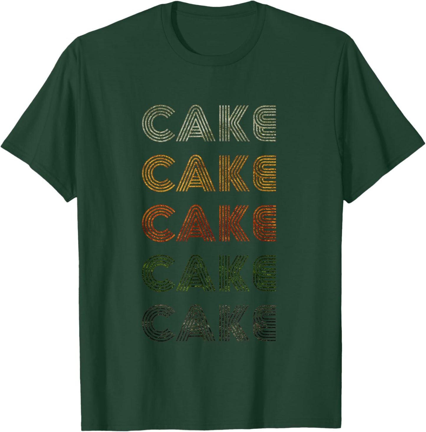 Love Heart Cake Grunge Vintage Style Black Cake T-Shirt - T-Shirt | Forest