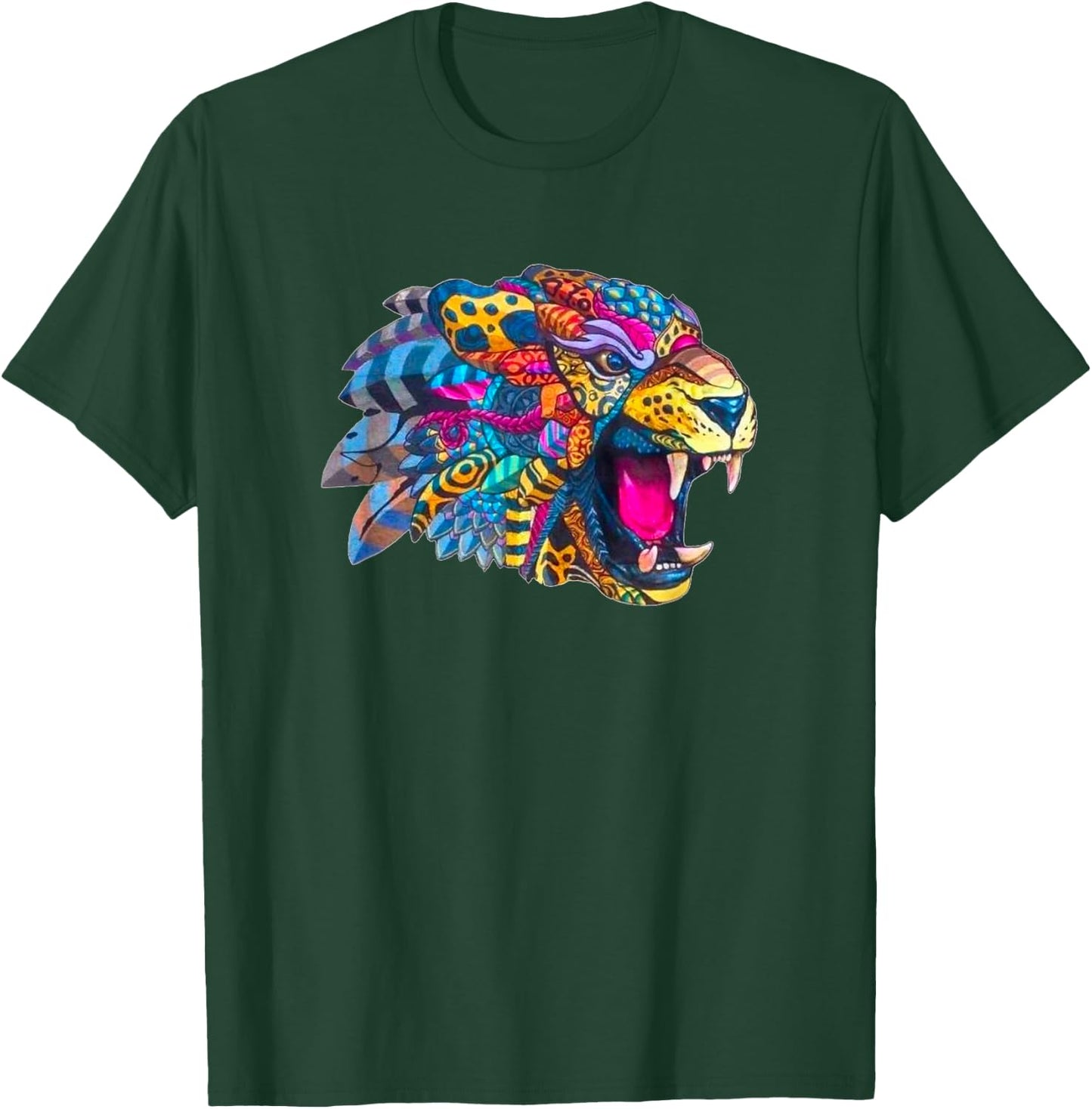 Alebrije Tiger T-Shirt - T-Shirt | Forest