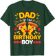 Dad Of The Boy Birthday Pizza Lover Party Kawaii Foodie Papa T-Shirt - T-Shirt | Forest