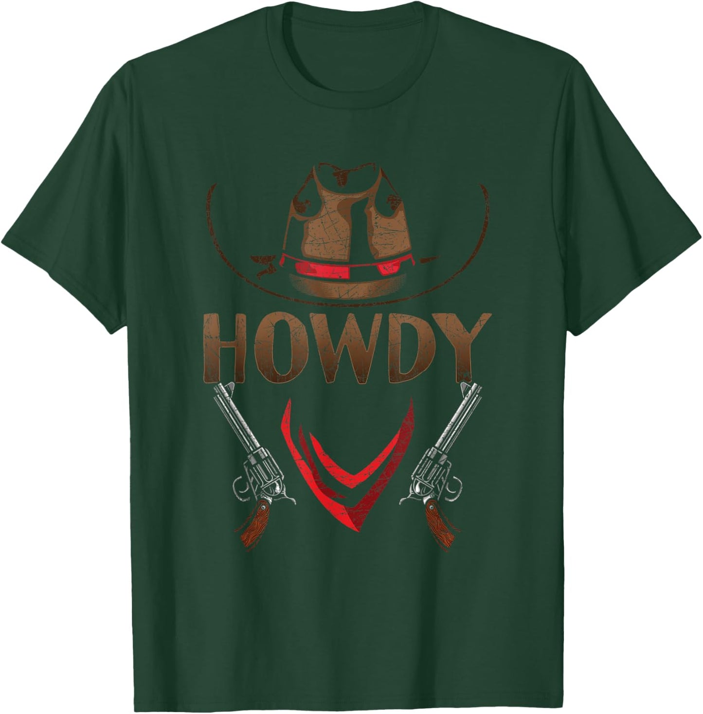Howdy Cowboy T-Shirt - T-Shirt | Forest