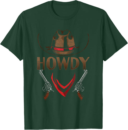 Howdy Cowboy T-Shirt - T-Shirt | Forest
