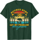 Vintage Retired 2024 Not My Problem Anymore Funny Retirement T-Shirt - T-Shirt | Forest
