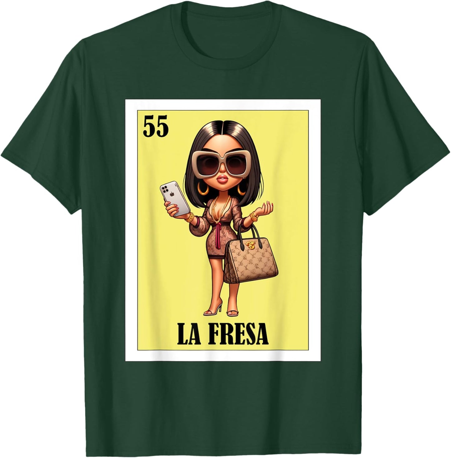 Funny Mexican Design - La Fresa T-Shirt - T-Shirt | Forest