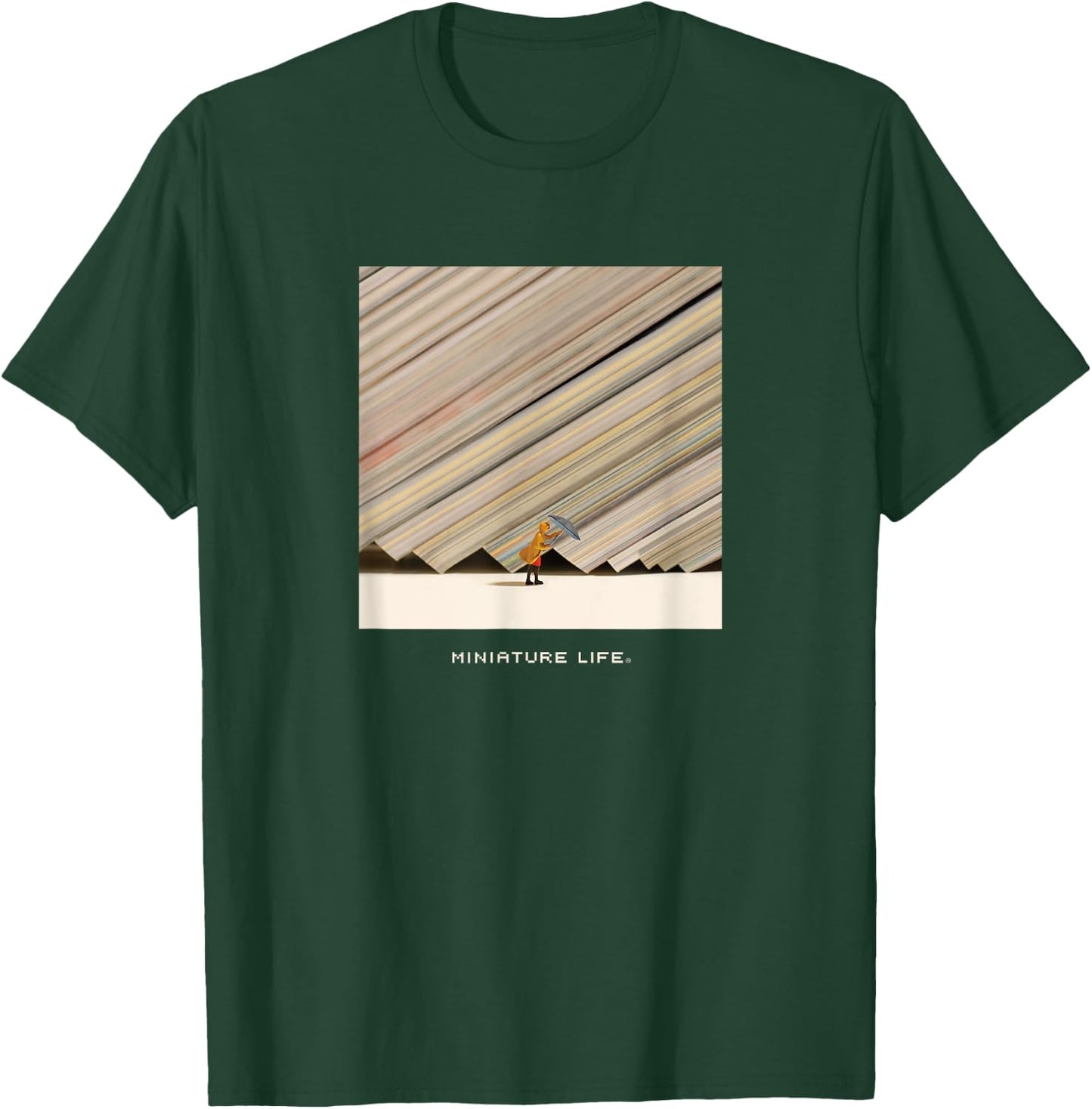 Slanting Rain T-Shirt - T-Shirt | Forest