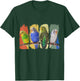 Budgie Bird Budgerigar Retro T-Shirt - T-Shirt | Forest