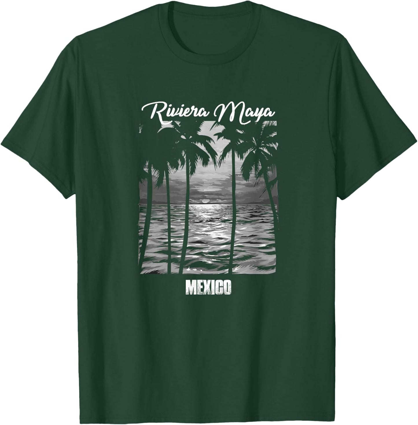 Riviera Maya Souvenir - Mexico Reminder T-Shirt - T-Shirt | Forest