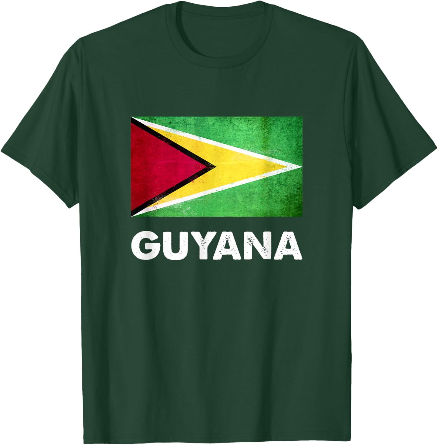Guyana Flag Shirt | Guyanese T-Shirt - T-Shirt | Forest