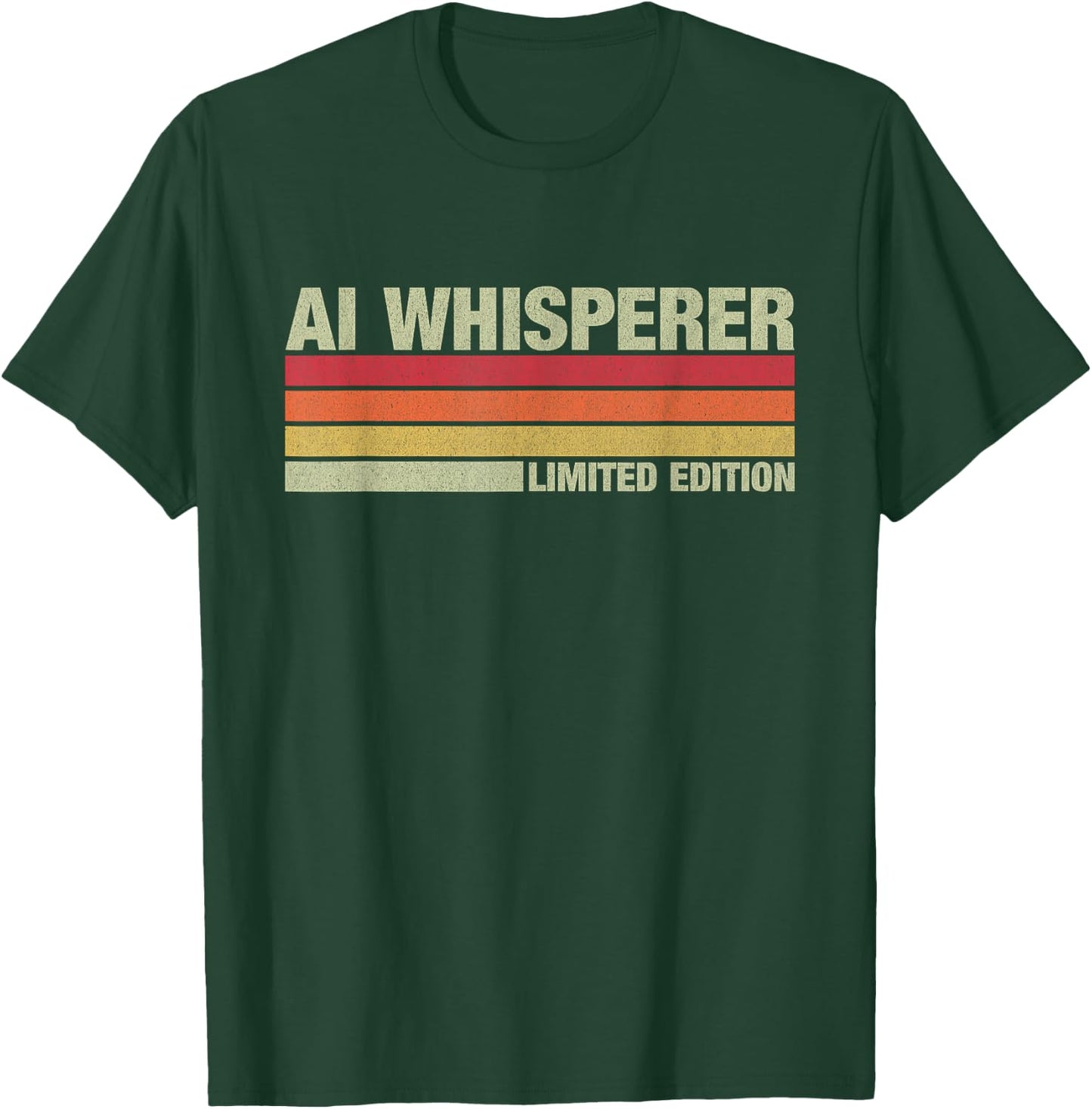 AI Whisperer - Geeky Tech AI Artificial Intelligence T-Shirt - T-Shirt | Forest