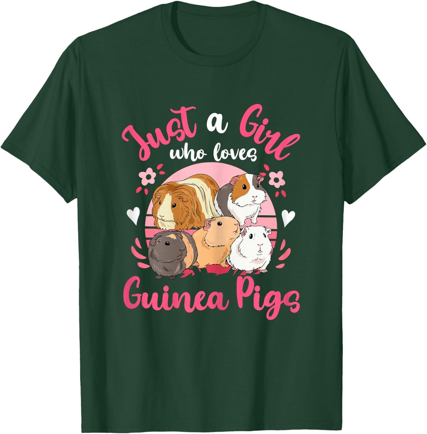 Guinea Pig Just a Girl Who Loves Guinea Pigs T-Shirt - T-Shirt | Forest