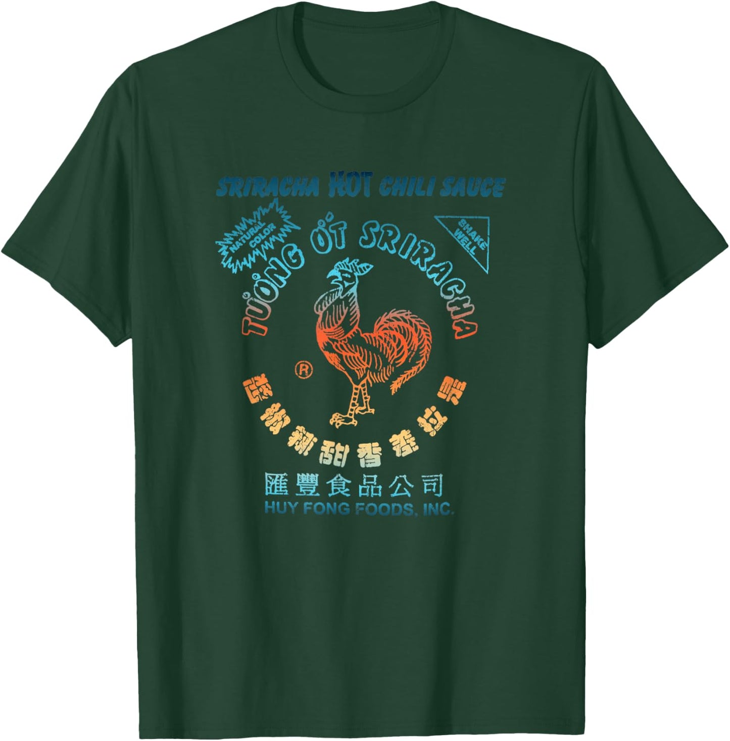 Vintage Funny Sriracha Hot Chili Sauce Gift T-Shirt - T-Shirt | Forest