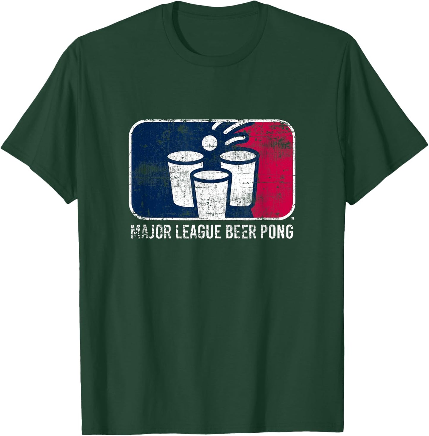 Major League Beer Pong College Sports T-Shirt - T-Shirt | Forest