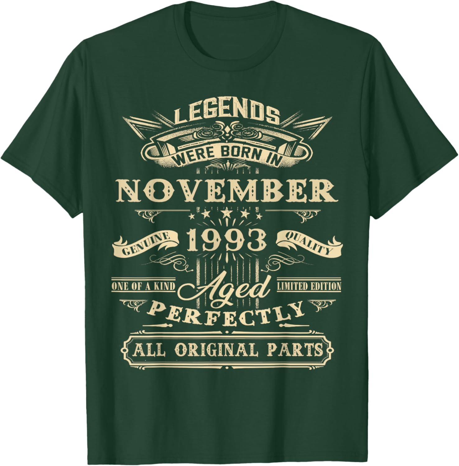 Legend Born In November 1993 30th Birthday 30 Years Old T-Shirt - T-Shirt | Forest