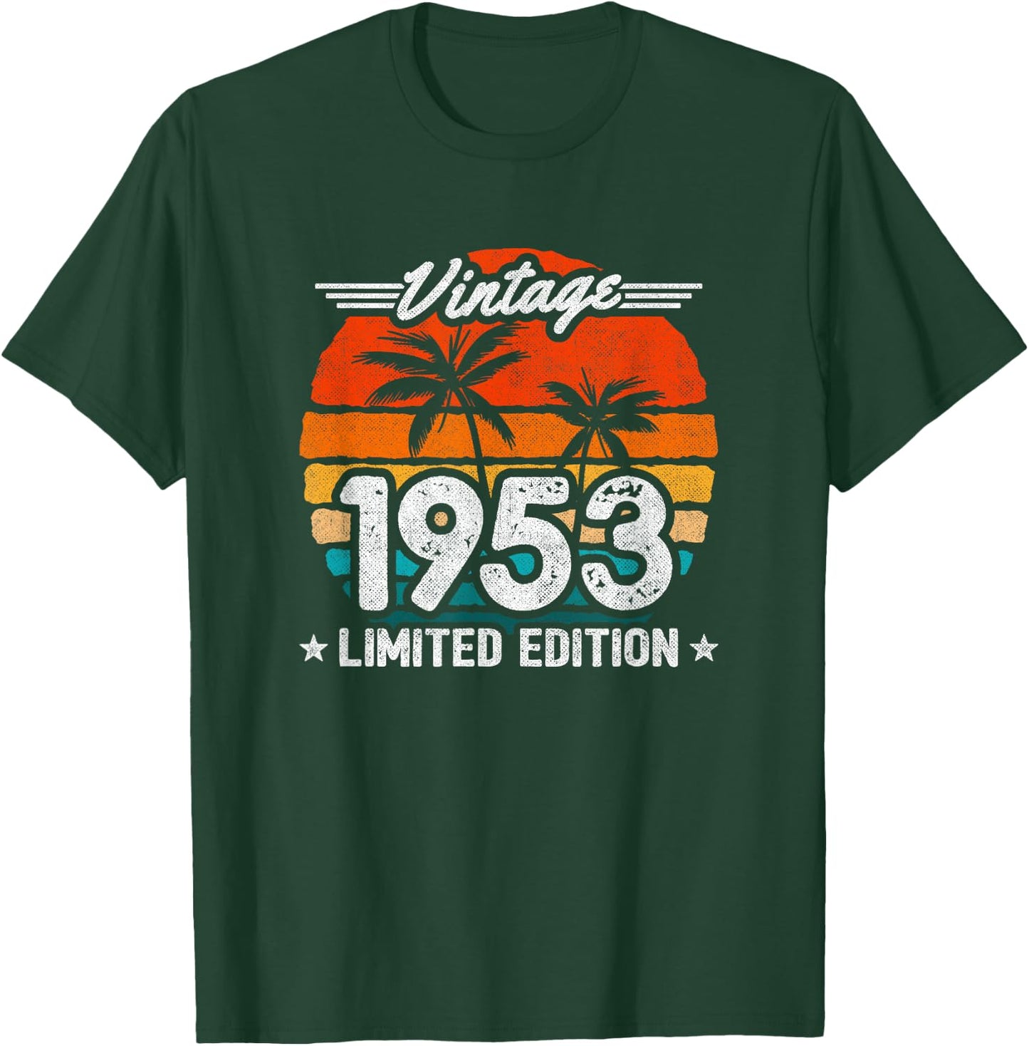 1953 Limited Edition - 1953 Birthday Year - Vintage 1953 T-Shirt - T-Shirt | Forest