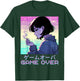 90s Japanese Sad Anime Girl Game Over Vaporwave Aesthetic T-Shirt - T-Shirt | Forest