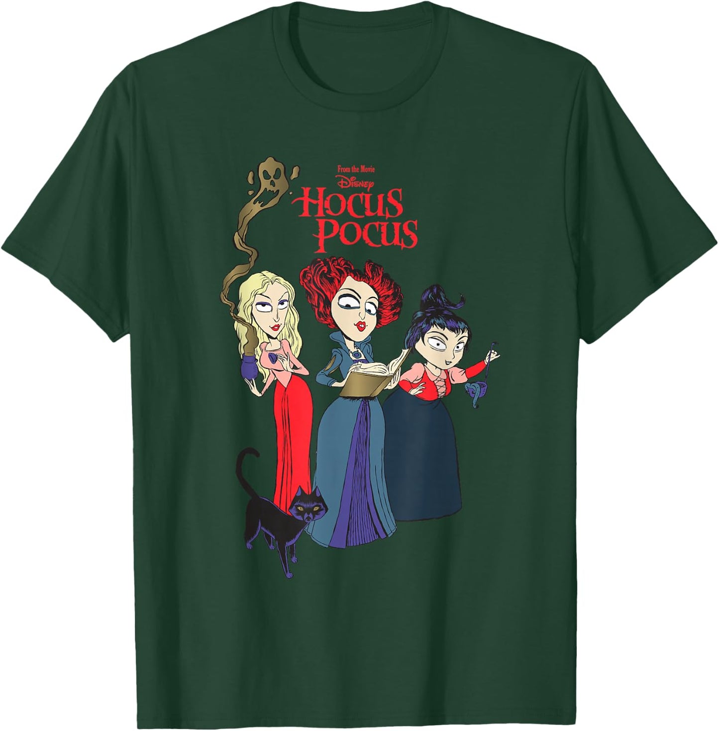 Disney Hocus Pocus Sanderson Sisters Witch T-Shirt - T-Shirt | Forest