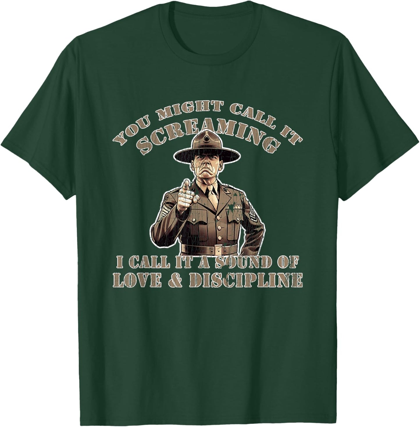 Drill Sergeant Military Drill Team Instructor Bootcamp Gifts T-Shirt - T-Shirt | Forest