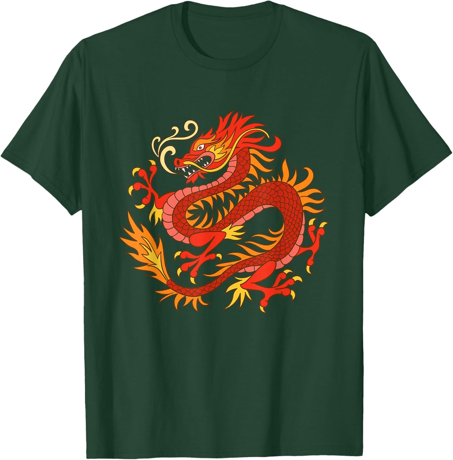 Asian Dragon T-Shirt - T-Shirt | Forest