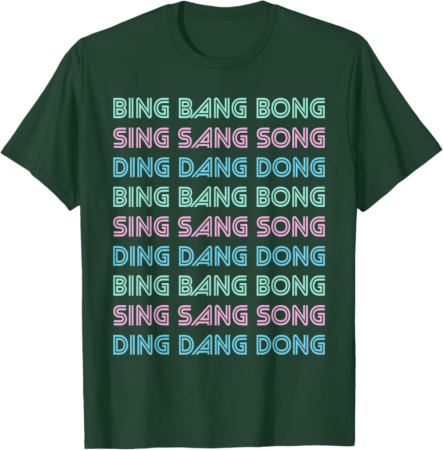 Bing Bang Bong - Sing Sang Song - Ding Dang Dong - UK, Hun? T-Shirt - T-Shirt | Forest