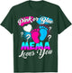 Women Gender Reveal Pink Or Blue Mema Loves You T-Shirt - T-Shirt | Forest