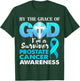 By The Grace God I'm A Survivor Prostate Cancer Awareness T-Shirt - T-Shirt | Forest