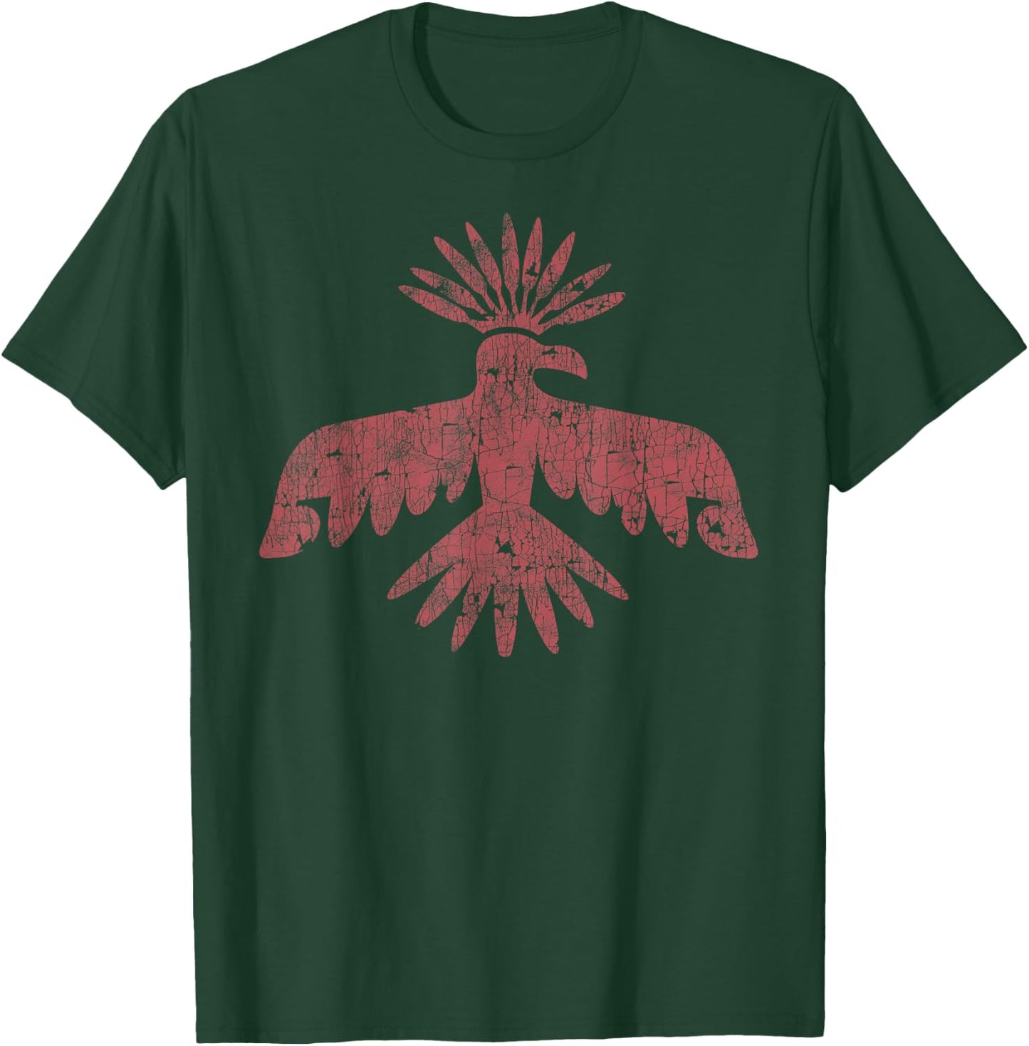 vintage Native American headdress Eagle T-Shirt - T-Shirt | Forest