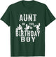 Aunt Of The Birthday Boy Dirt Bike B-day Party T-Shirt - T-Shirt | Forest