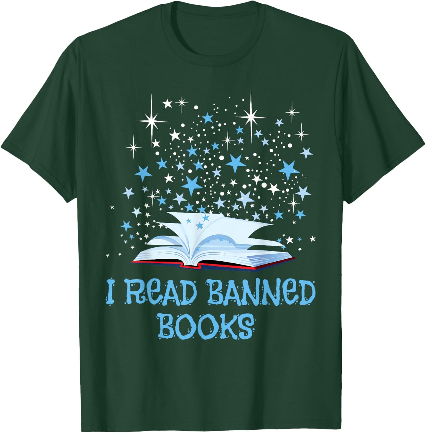 Bibliophile Book Nerd I Read Banned Books T-Shirt - T-Shirt | Forest