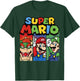 Super Mario Bros Vintage Old School Nintendo Hero Panels T-Shirt - T-Shirt | Forest